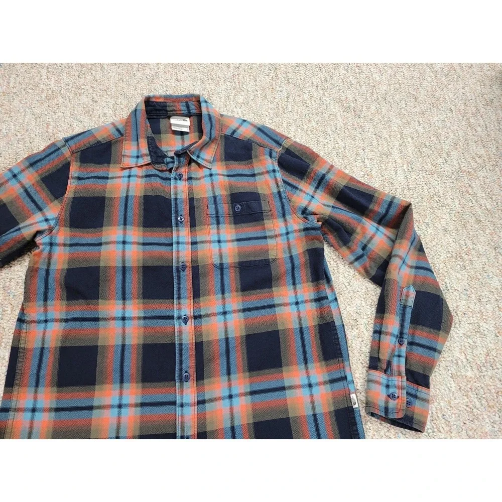 The North Face Shirt Mens Medium Plaid Hayden Pass Button Down Outdoors Hiking